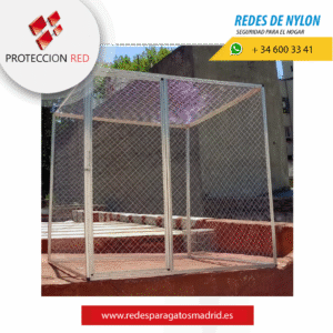 Catio Recinto para Gatos - 2 metros Color Plateado